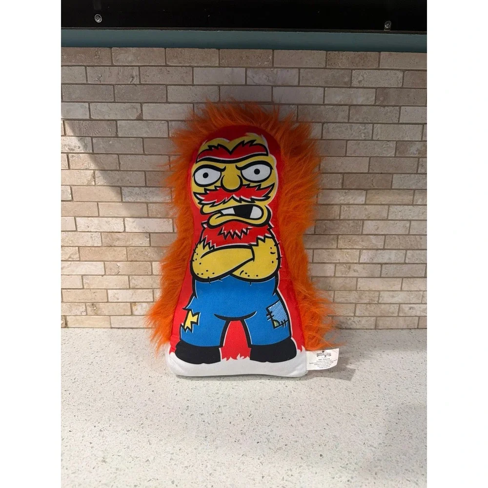 Simpsons Groundskeeper Willie Plush‎ Pillow Universal Studios